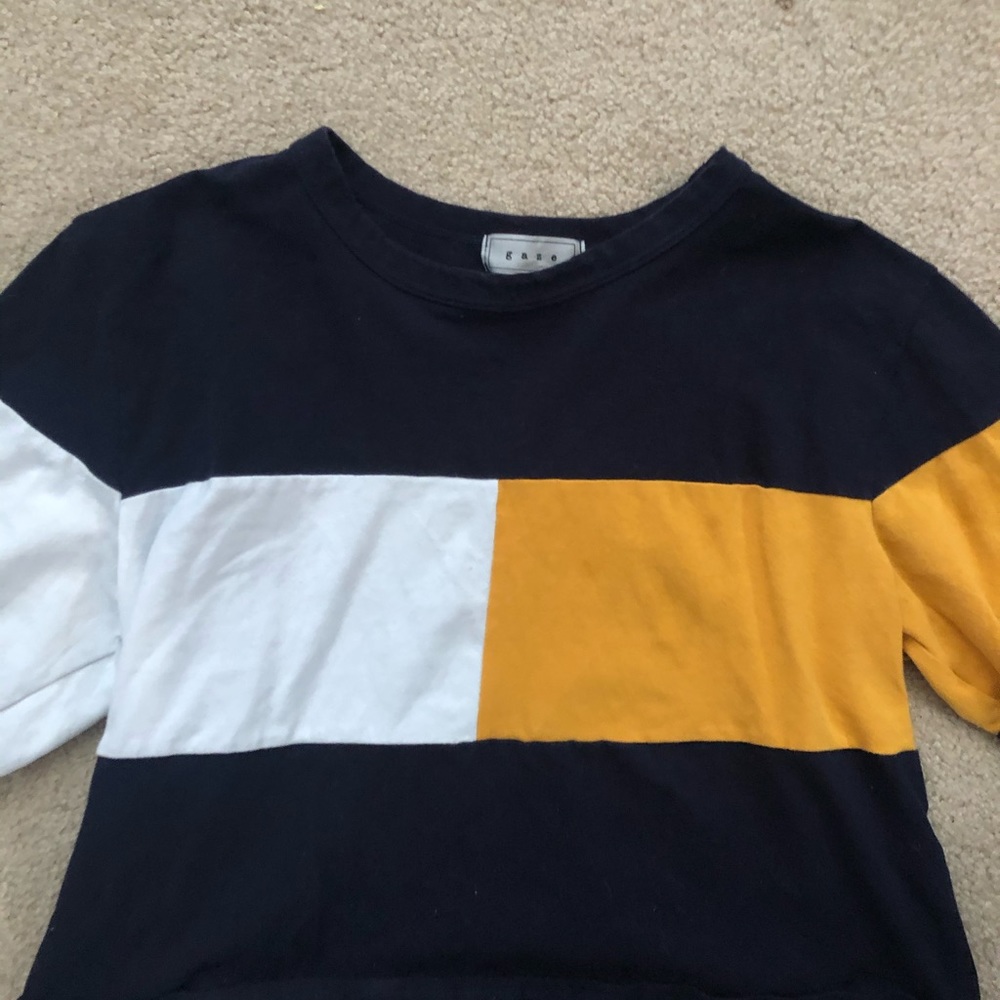 Colorblock cropped tee - Picture 2 of 3